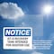 Signmission Jet-A Recovery Tank Intended For Aviation Use, 14 in W x Rectangle, Plastic OS-2PACK-NS-P-1014-L-13762 - alternate 6